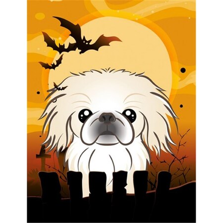 Carolines Treasures Halloween Pekingese Flag Canvas House Size BB1779CHF